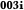 003i