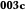 003c